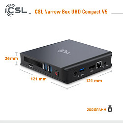 CSL-Computer Narrow Box Ultra HD Compact