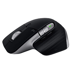 Logitech MX MASTER 3 - Noir Souris bureautique pour Mac - Connexion sans fil via récepteur USB - Capteur optique - 4000 dpi - 7 boutons