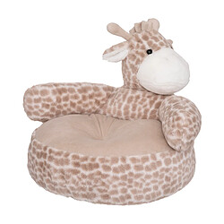 Atmosphera, Createur D'Interieur Fauteuil peluche girafe beige - ATMOSPHERA 