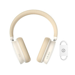 Acheter Yonis Casque Audio Bluetooth Beige ANC 70h Autonomie