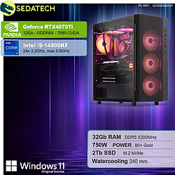 Sedatech PC Gamer Pro • Intel i9-14900KF • RTX4070Ti • 32Go DDR5 • 2To SSD M.2 • Windows 11