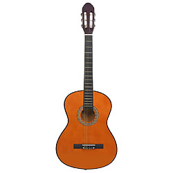 vidaXL Guitare classique pour débutants 4/4 39" Tilleul