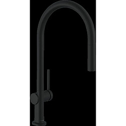 Mitigeur de cuisine HANSGROHE Talis M54 , avec douchette extractible 1 jet noir mat - 72802670