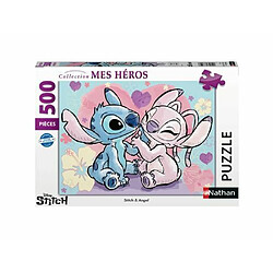 Wagram Puzzle 500 pièces Nathan Stitch & Angel Disney 