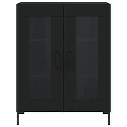 Acheter vidaXL Buffet noir 69,5x34x90 cm bois d'ingénierie