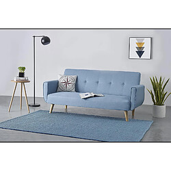 Concept Usine Canapé scandinave convertible 3 places bleu MALMO