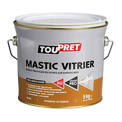 TOUPRET - Mastic blanc vitrier 5 Kg