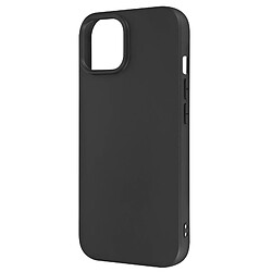 Moxie Coque pour iPhone 15 Plus Silicone Ultra-fine 0.25mm Finition Mate Noir