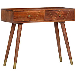 Maison Chic Table console | Meuble d'entrée | Table d'appoint 90x35x76 cm Bois d'acacia massif -GKD66745