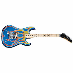 Baretta Custom Graphics "Hot Rod" Blue Sparkle with Flames Kramer