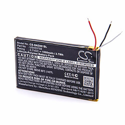 vhbw Batterie remplacement pour Sony US453759 pour lecteur de musique MP3 (1000mAh, 3,7V, Li-polymère)