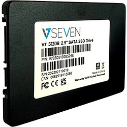 Disque dur V7 V7SSD512GBS25E 512 GB