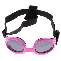 chien vent lunettes de soleil protection des yeux lunettes pour animaux de compagnie sangle réglable rose