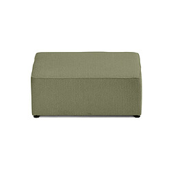 Acheter Bestmobilier Topaze - pouf - en tissu bouclette