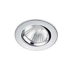 Lumière Downlight Encastrable Rond Moderne Chrome 3000K IP23