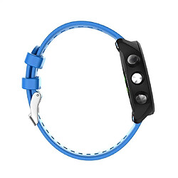 Wewoo Bracelet pour montre connectée de en silicone Smartwatch Garmin Forerunner 245 bleu ciel pas cher