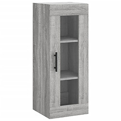 Maison Chic Armoire murale,Meuble de Rangement pour salon,cuisine sonoma gris 34,5x34x90 cm -MN64006