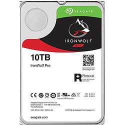 Seagate Technology Disque dur Seagate IronWolf Pro NAS 10TB NAS 3.5"