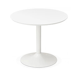 Kokoon Design Table à diner design BURO 90 WHITE 90x90x75 cm