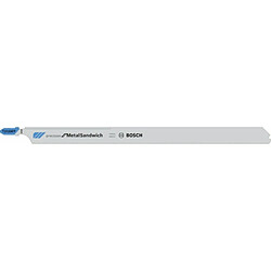 Bosch Lames de scies sauteuses bi-métal pour panneaux sandwich T1018AFP, carte de 3 lames