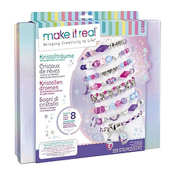 Make It Real - Coffret Bijoux Cristaux De Reve Envoutants - Fabrication de bijoux enfants - Des 8 ans - Lansay