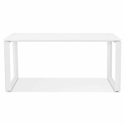 Paris Prix Bureau Design Abigano 160cm Blanc