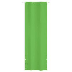 vidaXL Écran de balcon Vert clair 80x240 cm Tissu Oxford