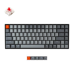 K2 A V2 Bluetooth Wireless Mechanical Keyboard Interrupteur rouge