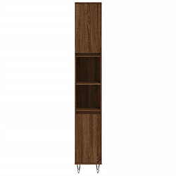 Acheter vidaXL Armoire de bain chêne marron 30x30x190 cm bois d'ingénierie