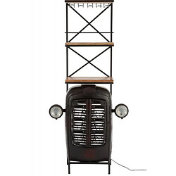 Acheter Paris Prix Comptoir de Bar en Métal ""Tracteur"" 181cm Noir