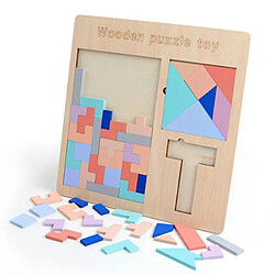 Universal Créatif Maternelle Puzzle en bois Jouets éducatifs Enfants Enfants Bébés Cerveau Développement Tangram Tangram Plaque de jeux amusante Cadeaux |