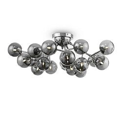 MAYTONI Plafonnier semi-encastré chrome, 20 lumières, G9 pas cher