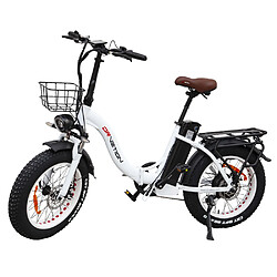 DRVETION CT20 Vélo électrique pliant, gros pneu 20 x 4,0 pouces, moteur 750 W, batterie 48 V 20 Ah, vitesse maximale de 45 km/h 