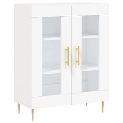 Maison Chic Buffet,Meuble de Rangement,commode pour salon,Cuisine blanc 69,5x34x90 cm bois d'ingénierie -MN72629