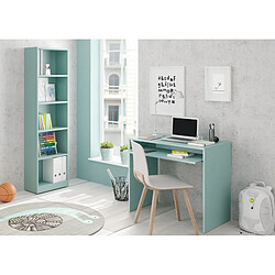 MIRAKEMUEBLE Table à écrire Kids Green Acqua Acqua vert