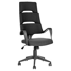 Beliani Chaise de bureau Noir GRANDIOSE 