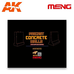 Meng Precast Concrete Walls - Décor Modélisme