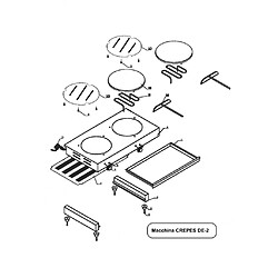 Machine pour crêpes DE-2 - Beckers