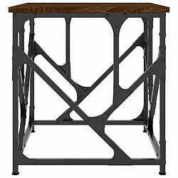 Acheter Maison Chic Table basse,Table Console Table d'appoint, Table pour salon chêne marron 45x45x47,5 cm bois d'ingénierie -MN63623