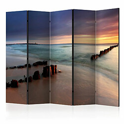 Paris Prix Paravent 5 Volets Beach Sunrise 172x225cm