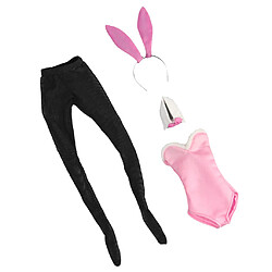 Avis Vêtement pour Poupée 12'' Action Figure Femme Bunny Girl Rose