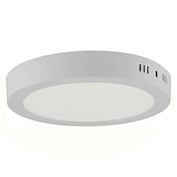 HOROZ ELECTRIC Plafonnier LED saillie rond blanc 18W (Eq. 144W) 3000K Diam. 210mm