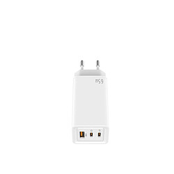 Adaptateur de courant LEOTEC Blanc 65 W 