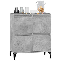 Acheter Maison Chic Buffet,Meuble de Rangement,commode pour salon,Cuisine Gris béton 60x35x70 cm Bois d'ingénierie -MN76086