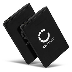 CELLONIC - 2X Batterie téléphone Fixe pour Siemens Gigaset SL400 Gigaset SL78 SL785 SL788, 850mAh - accu pour sans Fil