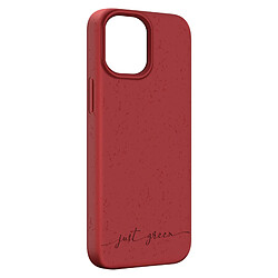 Coque iPhone 13 Pro Max Recyclable Just Green Rouge