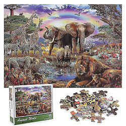 Universal Puzzle du monde animal jeu de décompression 1000 pièces 