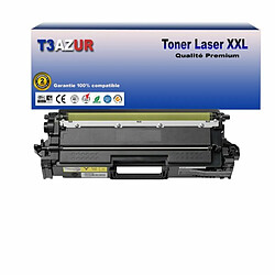 T3AZUR- Toner compatible avec Brother TN 821 XXL pour Brother HL-L9430CDN, HL-L9470CDN, MFC-L9630CDN, MFC-L9670CDN Jaune