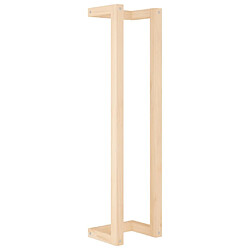 Maison Chic Porte-serviette mural,Étagère pour serviettes,Barre porte-serviett pour salle de bain 23x18x90 cm Bois de pin massif -GKD59824