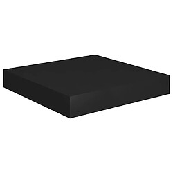 Avis vidaXL Étagères murales flottantes 4 pcs noir 23x23,5x3,8 cm MDF